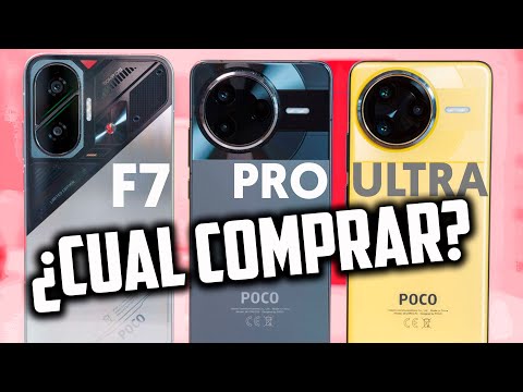 POCO F7 vs F7 PRO vs F7 ULTRA ¡LA MEJOR COMPARACIÓN!
