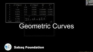 Geometric Curves