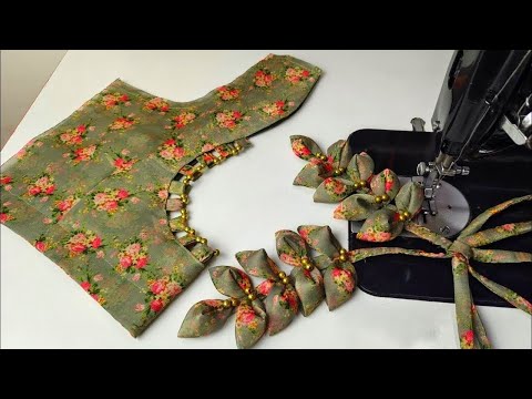 Simple And Stylish Beautiful Blouse Design Cutting And Stitching || Blouse Back Neck Design #blouse