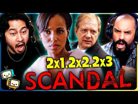 SCANDAL 2x1, 2x2 & 2x3 Reaction! | Kerry Washington | Shonda Rhimes