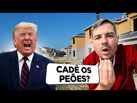 TRUMP ENTROU E OLHA COMO ESTÁ A CONSTRUÇÃO NOS EUA- CUIDADO