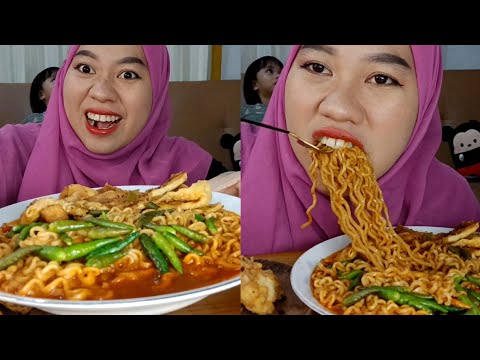 MUKBANG MIE PEDAS NYEMEK CABE RAWIT