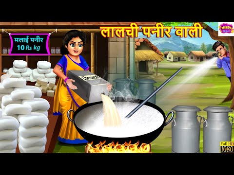 लालची पनीर वाली | Lalchi Paneer Wali | Hindi Kahani | Moral Stories | Hindi Story | Bedtime Stories