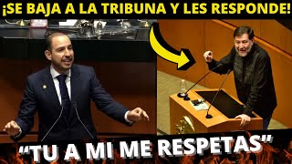 ¡Noroña baja a la tribuna del Senado y responde a Marko Cortés!