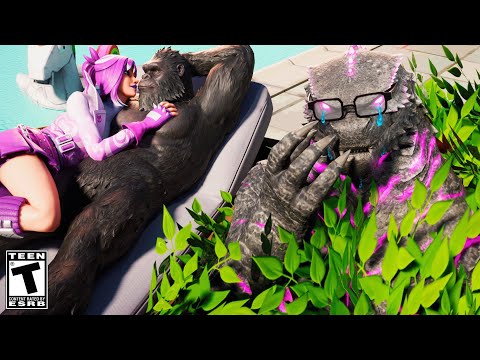 Godzilla Catches his GIRLFRIEND CHEATING with King Kong.. Fortnite