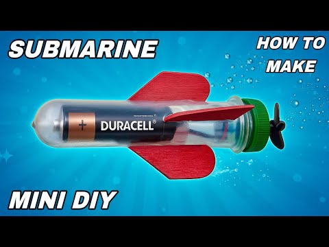 How to Make a Mini Electric Submarine at Home! - Amazing Mini Submarine You Can Build Yourself!