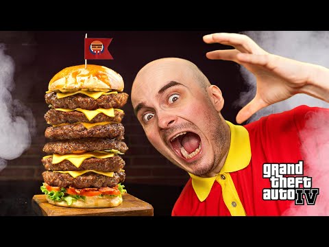 I MADE THE GTA HEARTSTOPPER BURGER IN REAL LIFE! 💀 (GTA IV)