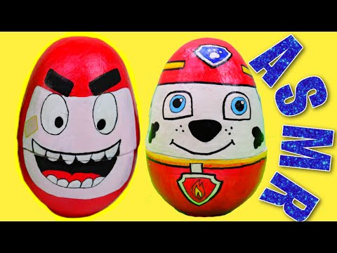 ASMR Paw Patrol Nesting Eggs Satisfying Unboxing Compilation ❤️#asmr #pawpatrol #oddbods #unboxing