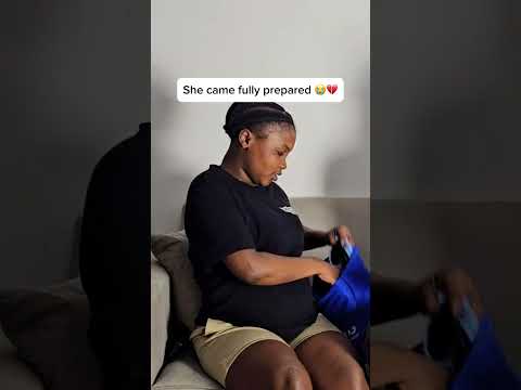 She came fully prepared