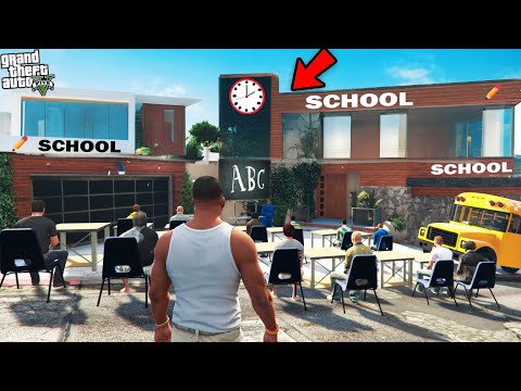 I Turned Franklin's House into a SCHOOL in GTA 5!