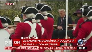 Ceremonii fastuoase în UK. A doua vizită de stat a lui Donald Trump