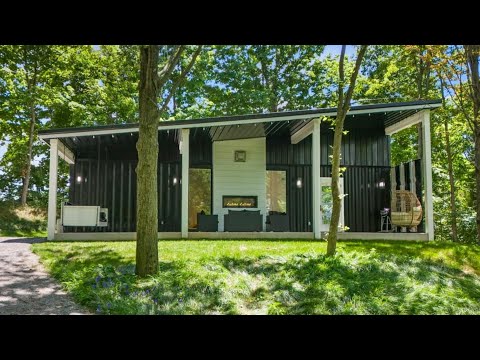 HIDDEN Shipping Container PARADISE Deep in the Forest