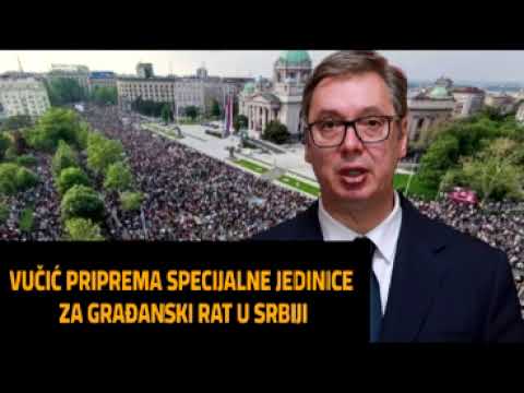 VUČIĆ SPREMA GRAĐANSKI U SRBIJI; SPECIJALCI KREĆU DA HAPSE STUDENTE!