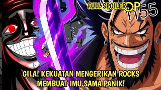FULL SPOILER ONE PIECE 1155 - GILA! ROCKS VS IMU! BENTROKAN HAKI DEWA YG MEMBUAT LANGIT TERBELAH!