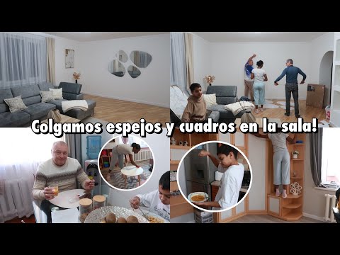 COLGAMOS LOS NUEVOS ESPEJOS EN LA SALA🪞 SE COMIÓ 3 PLATOS DE LENTEJAS🍜 LIMPIEZA Y ORDEN| 13 Feb 2025