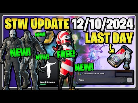 STORM KING'S DOMAIN, STW UPDATE, FREE SKINS & WRAPS, *NEW* JUICE WRLD EMOTE & UNREAL TOURNAMENT SET