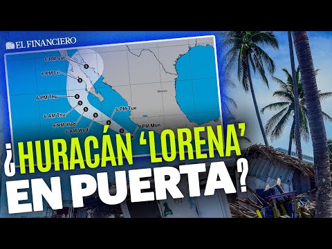 Tormenta tropical ‘Lorena’ podría FORTALECERSE en HURACÁN