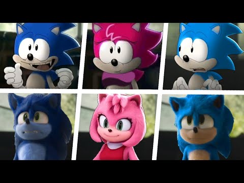 Sonic The Hedgehog Movie Real Friends, Amy, wherehog, sonic