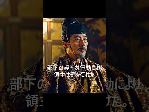 部下の軽率な行動により、領主は罰を受けた。#shogun #shorts #youtubeshorts #viral  #movieclips #tv#ショート #クリップ #映画クリップ