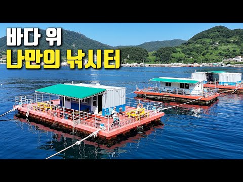 폭염 속에도 밤낮 없이 고기가 쏟아져 나오는 해상 좌대!
