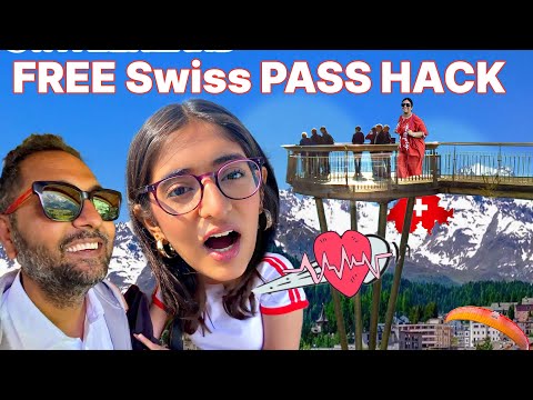 Free Swiss Pass Hacks | Top of the Mountain ⛰️|  | MissAnandFamilyVlog