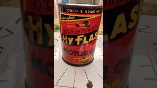 Rare Southern California Graphic Oil Can Found #automobile #treasurehunt  #vintage