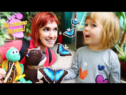 Bianca scopre le farfalle magiche nella casa delle meraviglie! 🦋🦋 Mi chiamo Bianca