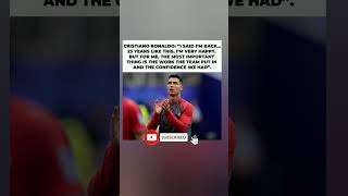 CR7 just sent a MESSAGE to the world… what does it mean? 🤫#cr7 #ronaldo #worldcup #shorts
