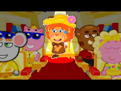 Lion Family | Mommy First Day in Rich School Rich Vs Broke  Series About Mommy | Cartoon for Kids