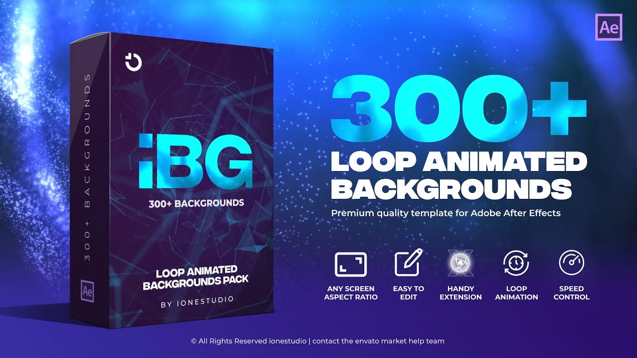 Poster - iBG | 300+ Loop Backgrounds