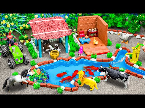 40 Minutes Satisfying with Unboxing Farm Barn Playset, Cattles Toys Collection | Animal Sounds ASMR