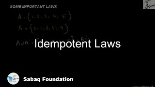Idempotent Laws