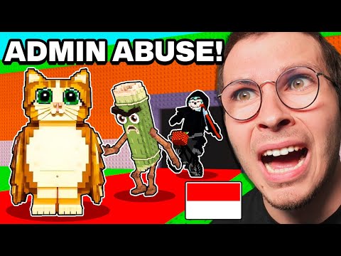 Jugué la Nueva ACTUALIZACIÓN INDONESIA y ADMIN ABUSE! (Steal a Brainrot Roblox)
