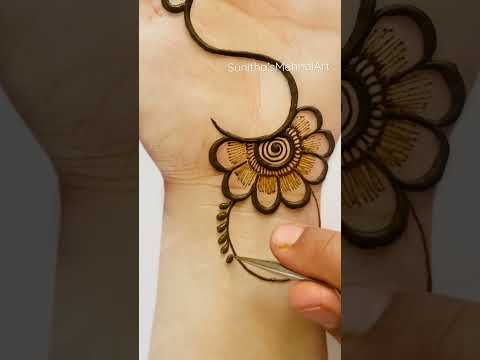 S Alphabet Easy Simple Mehndi Design😍♥️ #mehndi #shortvideo #youtubeshorts #viral #ytshorts