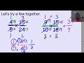 Cross Simplifying Fractions Explained