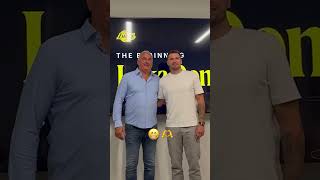 Behind-the-scenes of Luka signing his extension.