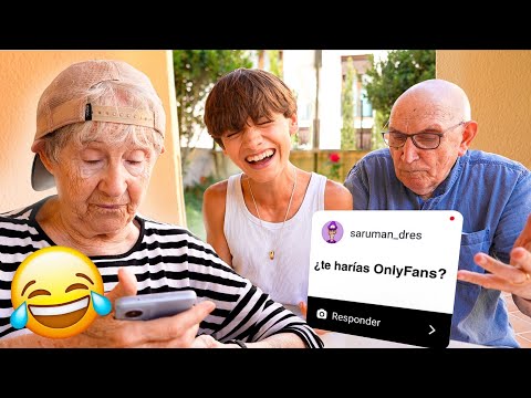 PREGUNTAS INCÓMODAS CON MIS ABUELOS! (mi abuelo se enfada mucho conmigo)