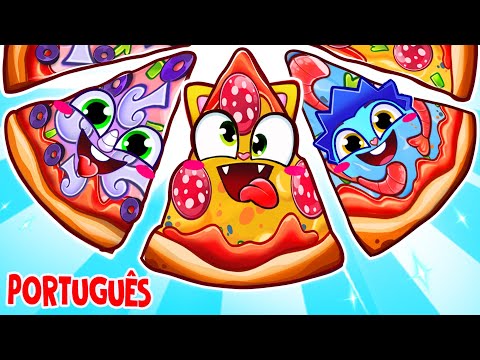 Minha canção da pizza especial | Músicas Divertidas para Crianças 😻🐨🐰🦁 do Baby Zoo Português