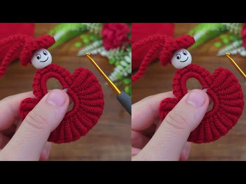 Wow!!! Crochet With a Twist! Make This Lovely Keychain from a Can Tab 🧶 #crochet