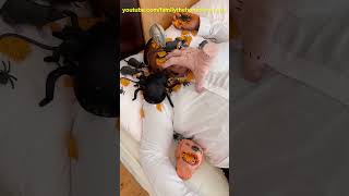 Eating cockroach spider & rat on face stop motion Funny video Try not to laugh asmr mukbang #shorts