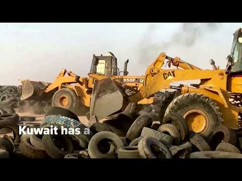 YouTube video thumbnail: Kuwait Starts to Recycle Massive Tyre Graveyard