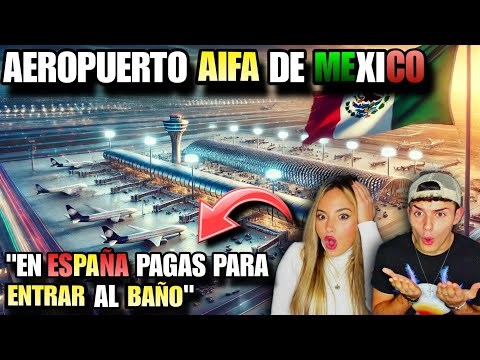 🇪🇸 ESPAÑOLA REACCIONA a EL NUEVO AEROPUERTO de MÉXICO 🇲🇽 *es UNA LOCURA*