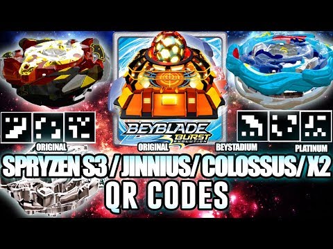 legendary beyblade burst qr codes