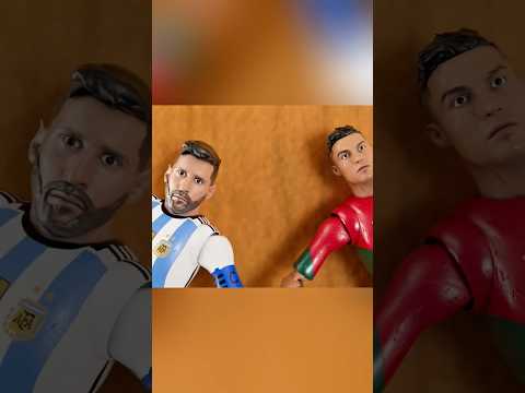 CRISTIANO RONALDO CONTRA MESSI EN EL MUNDIAL DE TOY STORY#cr7 #messi #futbol #shorts
