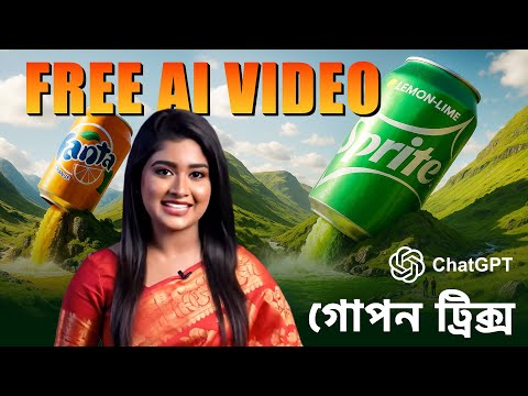 100% Free AI Tools দিয়ে ভিডিও বানান | Prompt দিয়ে দিয়ে ভাইরাল ভিডিও বানানোর কৌশল | AI Tutorial 2025