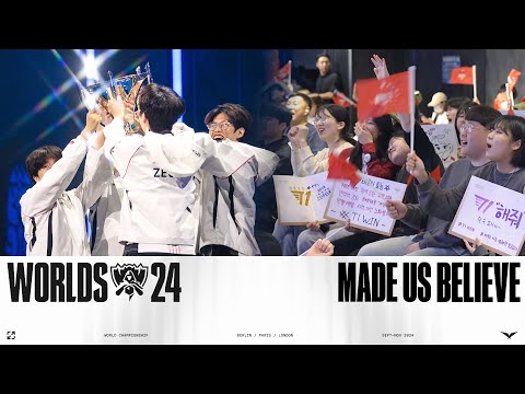 Made Us Believe l 2024 World Champions T1 l 2024 월드 챔피언십