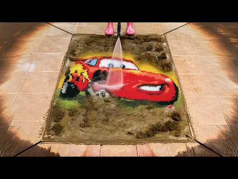 Lightning McQueen Dirty Rug Cleaning