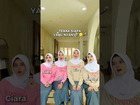kalo dari suaranya kira2 siapa yaa #shortvideo #imgetlose #nabila #liriklagu #hijab #tiebymin