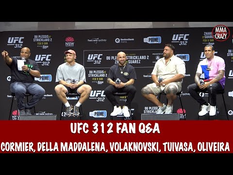 UFC 312 Q&A: Daniel Cormier, Charles Oliveira, Volkanovski & Tai Tuivasa looking HUGE