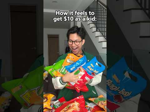 How it feels to get $10 as a kid vs adult